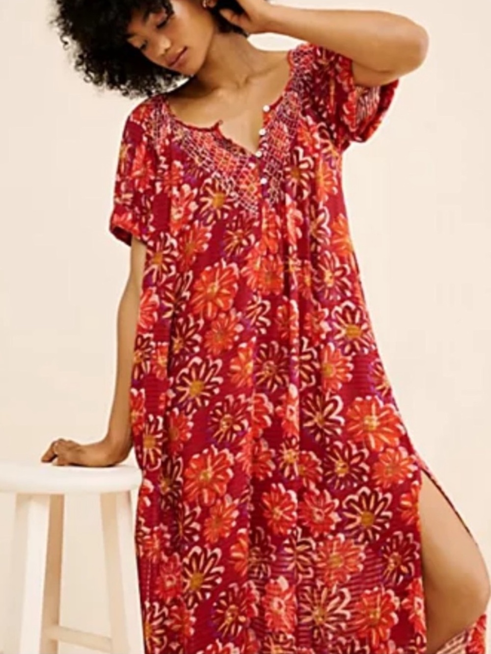 Free People Casting Shadows Midi Dress